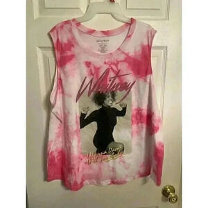 Whitney Houston XXXL tie dye top NEW